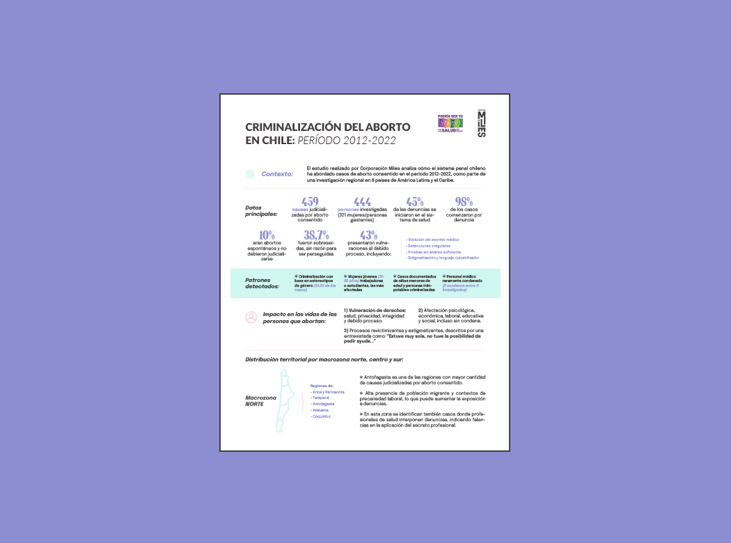 OnePager - Criminalización del Aborto en Chile